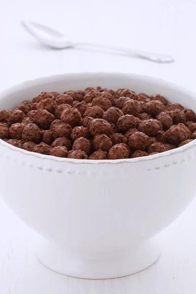 Delicioso Nutritivo Trigo Integral Aveia Cereais Chocolate Saboroso Engraçado Saudável — Fotografia de Stock