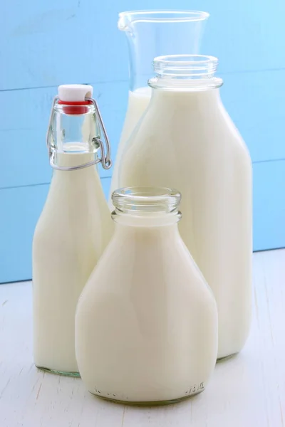 Delicious Fresh Milk One Primary Sources Nutrition — Stock Photo, Image