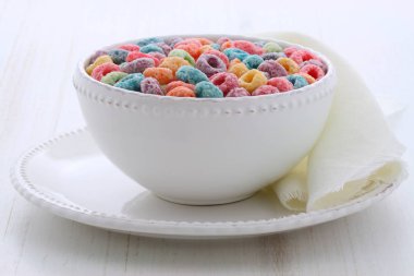 lezzetli ve besleyici Tahıl döngüler çocuklar