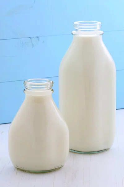 Delicious Fresh Milk One Primary Sources Nutrition — Stock Photo, Image