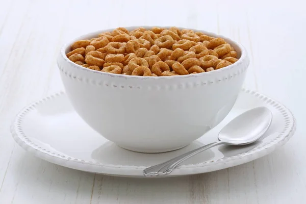 Healthy Delicious Whole Wheat Cereal Loops — Stock Photo, Image