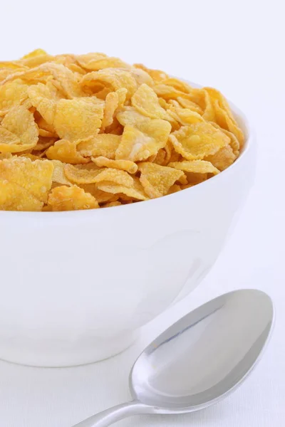 Delicious Nutritious Breakfast Corn Flakes Retro Vintage Styling — Stock Photo, Image