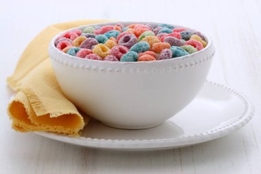 lezzetli ve besleyici Tahıl döngüler çocuklar