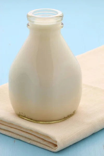 Delicious Fresh Soy Milk Vintage Styling — Stock Photo, Image