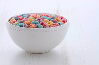 lezzetli ve besleyici Tahıl döngüler çocuklar