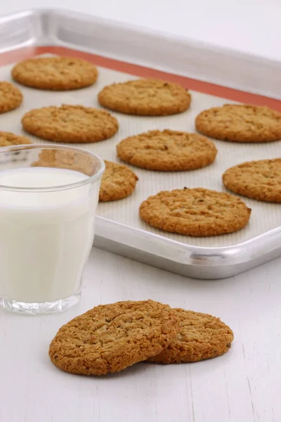 Delicious Fresh Baked Cookies Vintage Styling — Stock Photo, Image