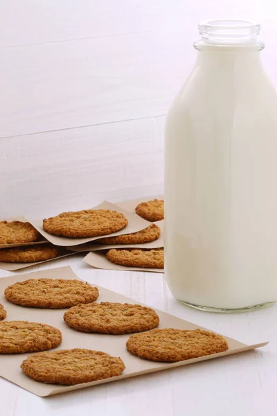 Delicious Fresh Baked Cookies Vintage Styling — Stock Photo, Image