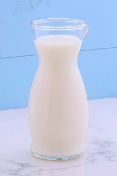 Смачне Свіже Молоко Один Первинних Джерел Харчування Vintage Італійський Каррарського — стокове фото
