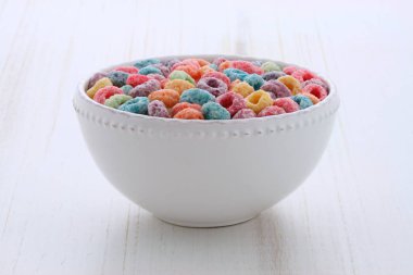 lezzetli ve besleyici Tahıl döngüler çocuklar