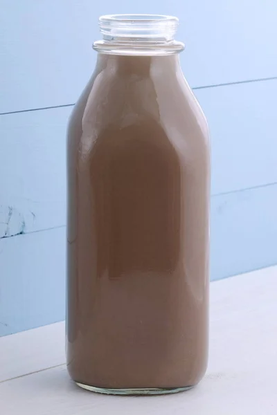 Delicious Fresh Chocolate Milk Vintage Styling — Stock Photo, Image