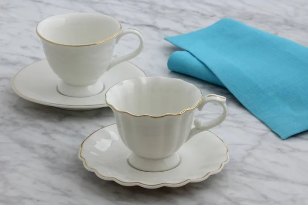 Lovely set of tea cups — Stock Photo, Image