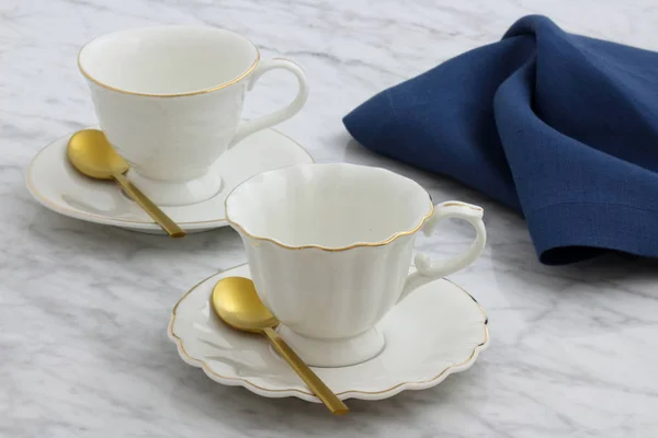Çay bardağı güzel seti — Stok fotoğraf