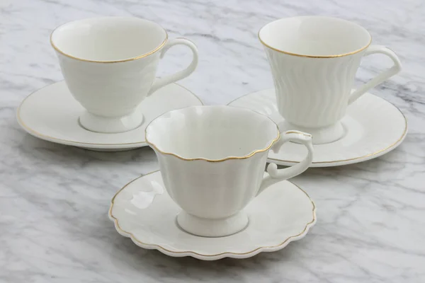 Lovely set of tea cups — Stock Photo, Image