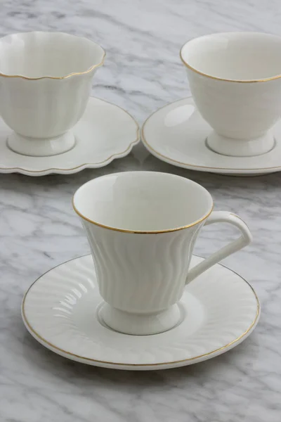 Lovely set of tea cups — Stock Photo, Image