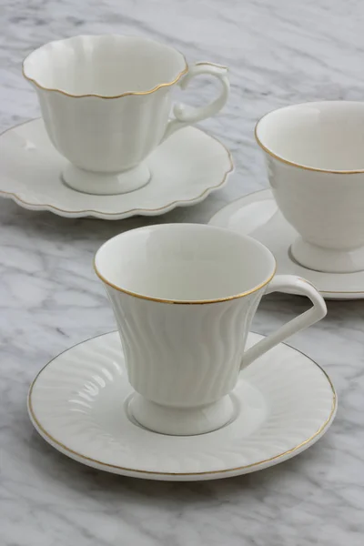 Lovely set of tea cups — Stock Photo, Image