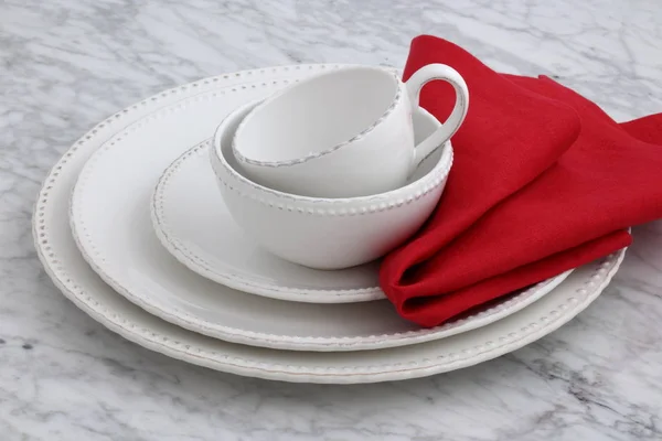 Elegant and practical dinnerware — Stock Photo, Image