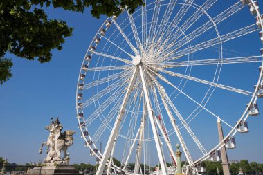 Dönme dolap, Place de la Concorde, Paris, Fransa