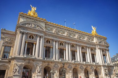 Paris, Fransa - 20 Mayıs 2018: Grand Opera veya Opera Garnier, ulusal müzik Akademisi - inşa 1860 1875 yılına.
