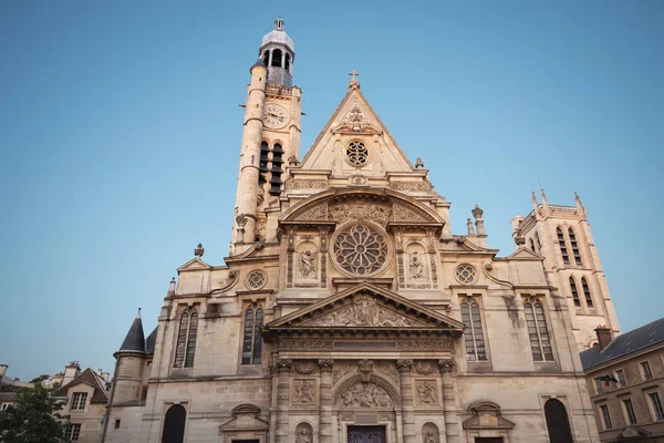 Iglesia Saint Etienne Mont Cerca Del Panteón París Francia —  Fotos de Stock