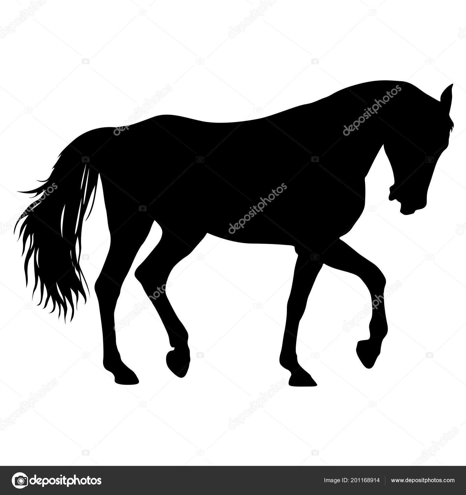 綺麗な簡単 馬 イラスト シルエット 動物ゾーン