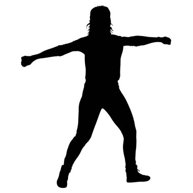 Beyaz arka plan üzerinde yürüyen insanlar silüeti