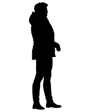 Beyaz arka plan üzerinde yürüyen insanlar silüeti