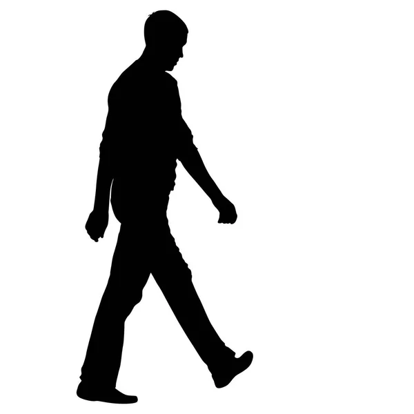 Man silhouette walk Stock Photos, Royalty Free Man silhouette walk