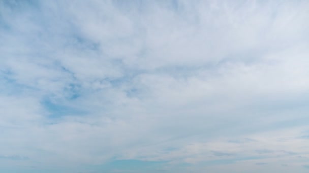 Time Lapse Cloudy Morning Sky Nature Background — Stock Video