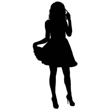 Beyaz arka plan üzerinde duran insanlar silüeti