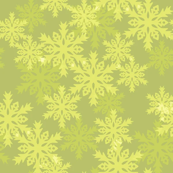 Naadloze patroon met met sneeuwvlokken. Achtergrond voor geschenkverpakking. Decoratie stof. Wallpaper design — Stockvector