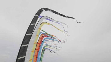 Mavi uçurtma gökyüzünde süzülen