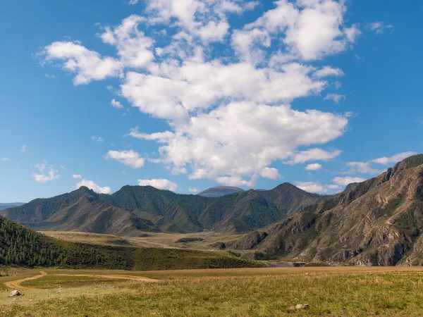 Landschap Altai Mountains a Siberië, Rusland — Stockfoto