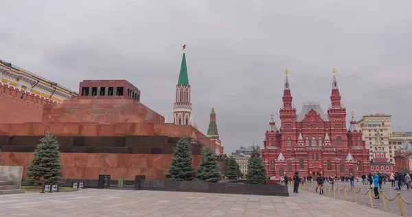 Roter Platz in Moskau, Historisches Museum in Russland — Stockfoto