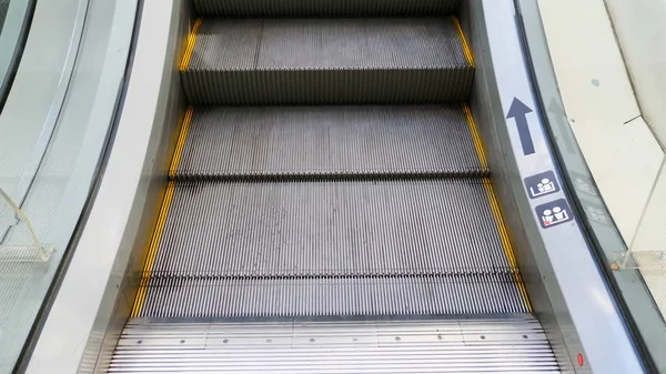 Moving escalator up in a public area — Stock Photo, Image