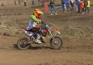 Moskova - 4 Haziran: Mo Avrupa Şampiyonası'nda Motosikletçi