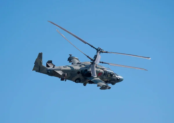 Zhukovsky Russie Septembre 2019 Démonstration Hélicoptère Attaque Kamov Alligator Armée — Photo