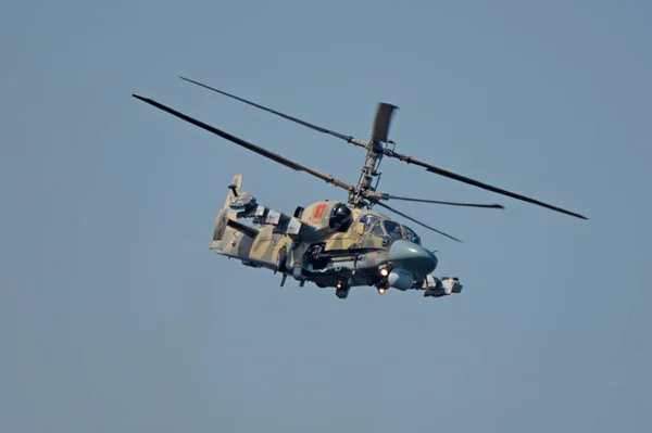 Zhukovsky Rusia Septiembre 2019 Demostración Del Helicóptero Ataque Kamov Alligator —  Fotos de Stock