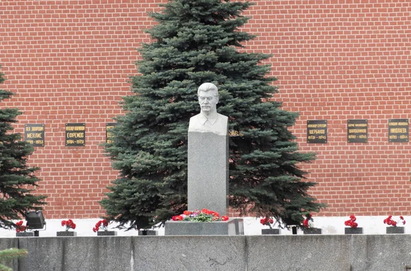 Túmulo Ditador Soviético Josef Stalin Praça Vermelha Moscou Rússia — Fotografia de Stock