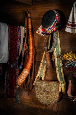 Hutsul kulübesindeki eşyalar, Ukrayna