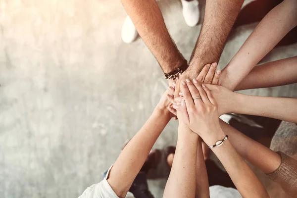 Conceito de trabalho em equipa — Fotografia de Stock