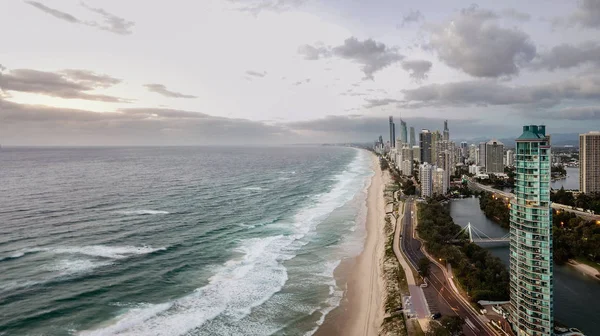 Vista aérea de Gold Coast City —  Fotos de Stock