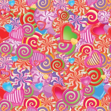 renkli Carmel sorunsuz orijinal desen