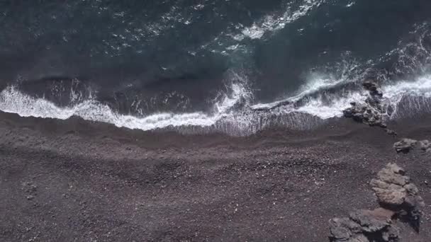 Luchtfoto Van Tenerife Eiland Canarische Spanje Atlantische Oceaan Drone Bovenaanzicht — Stockvideo
