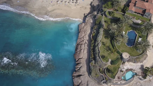 Vista Aérea Isla Tenerife Canarias España Océano Atlántico Drone Vista — Foto de Stock