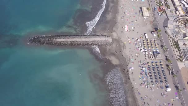 มมองทางอากาศของเกาะเตเนร Canary สเปนมหาสม ทรแอตแลนต กโดรนท อปว Uhd — วีดีโอสต็อก