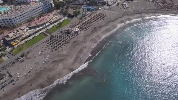 Letecký Pohled Tenerife Ostrov Kanárské Španělsko Atlantického Oceánu Dron Pohled — Stock video