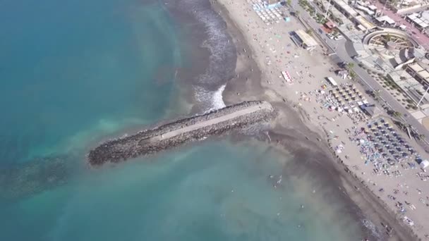 테네리페 카나리아 스페인 대서양 항공기 평면도 Uhd 비디오의 — 비디오