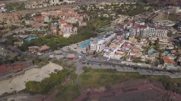 Vue Aérienne de Tenerife île Canaries Espagne Océan Atlantique drone vue du dessus 4K UHD vidéo 