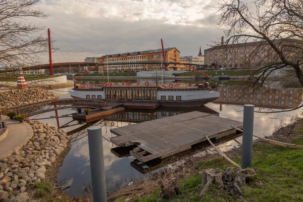 Jelgava Zemgale Latvija Latvia City River Landscape — Stock Photo, Image