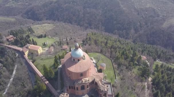 Itália Bolonha Paisagem Cidade Vista Aérea — Vídeo de Stock